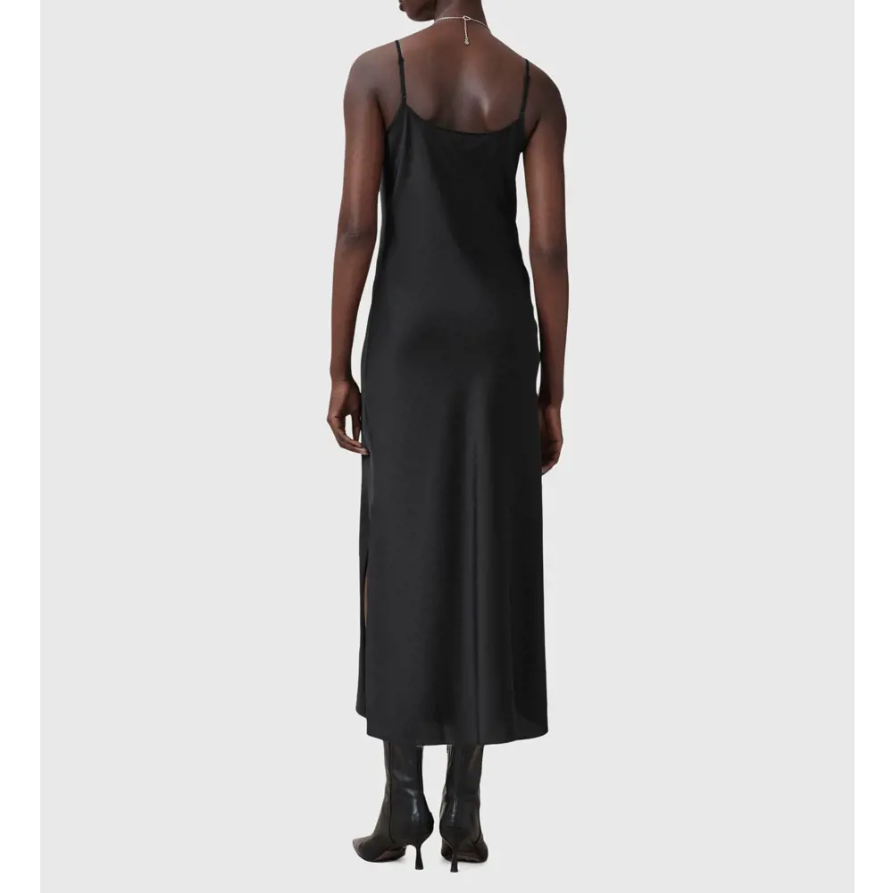 AllSaints Hadley Slim Fit Midi Slip Dress